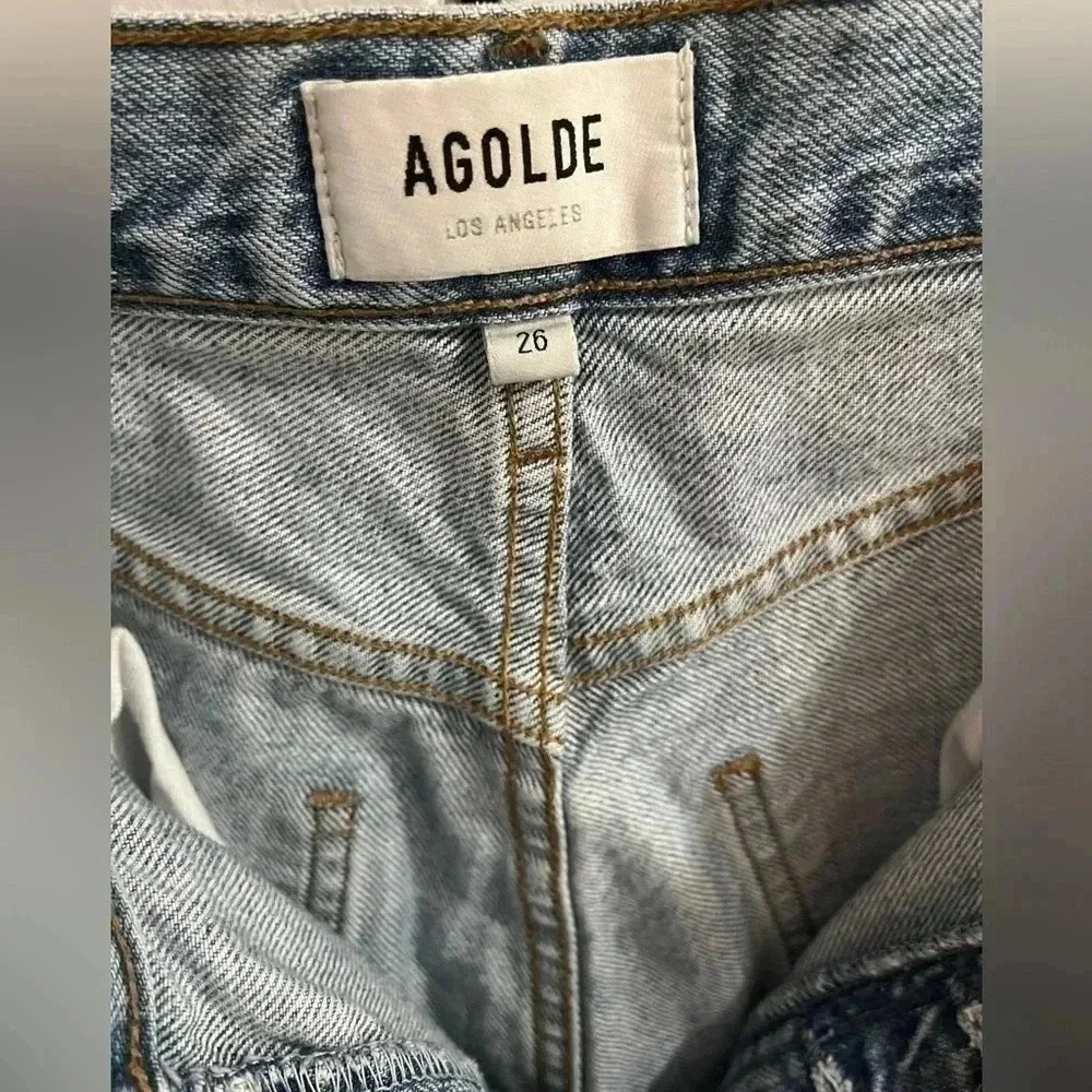 Agolde jamie high rise classic jeans in spectator - Picture 6 of 7